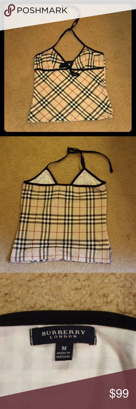 burberry halter top|burberry tops.